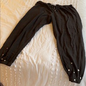 Spiritual Gangster grey sweatpants with stars!